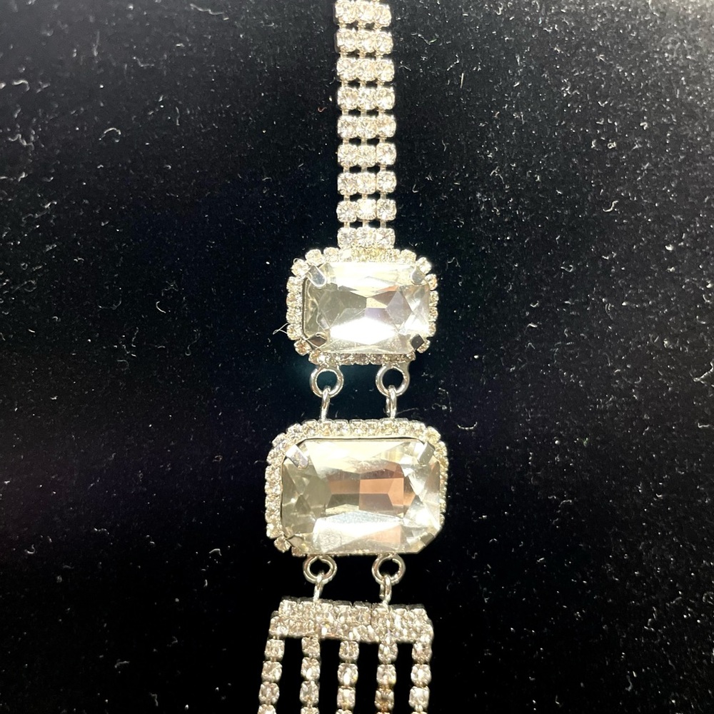 Cezanne Rhinestone Statement Sensitive Skin Neckl… - image 4
